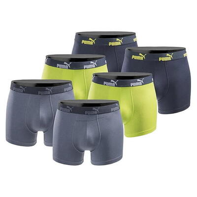 Boxershorts voor heren puma boxershorts 6-pack van katoen