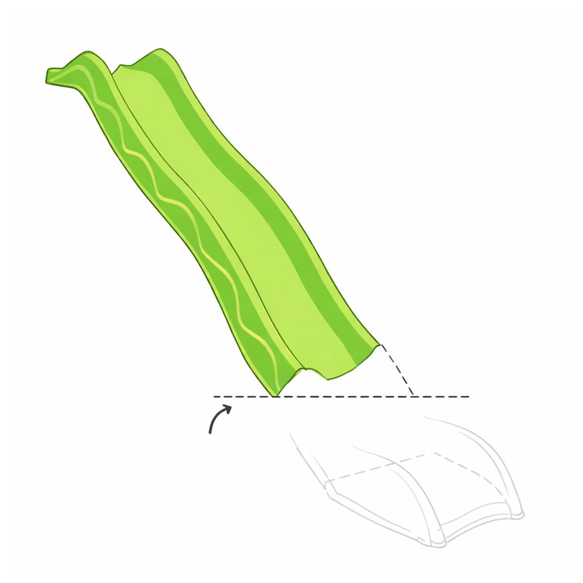 Glissière toboggan 2,63 m - Partie haute - Module de remplacement 3/3
