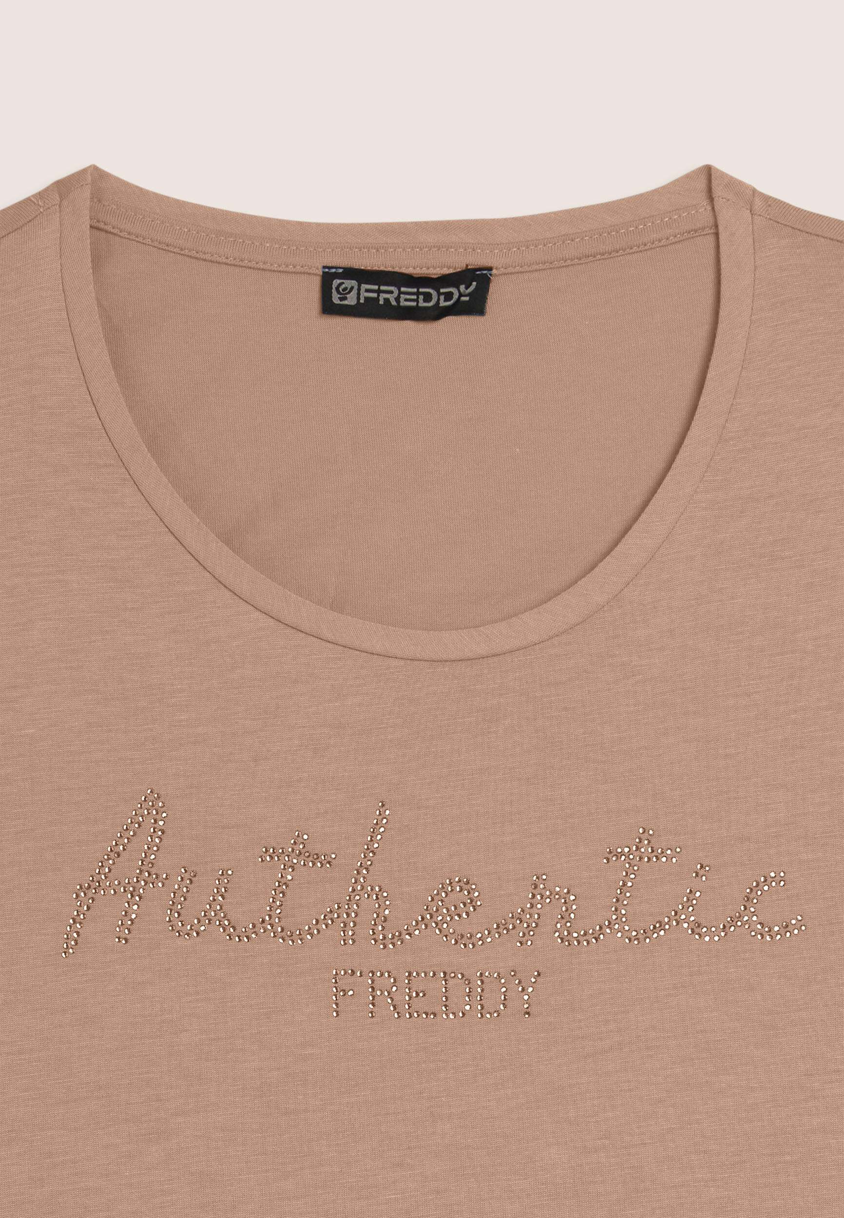Canotta "Authentic" con logo FREDDY in strass 3/3