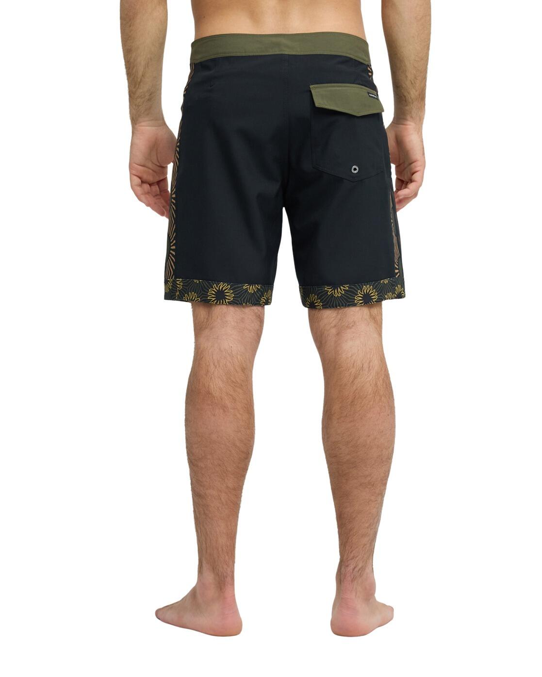Boardshorts SURFSILK NOMAD 18" Schwarz Herren 3/4