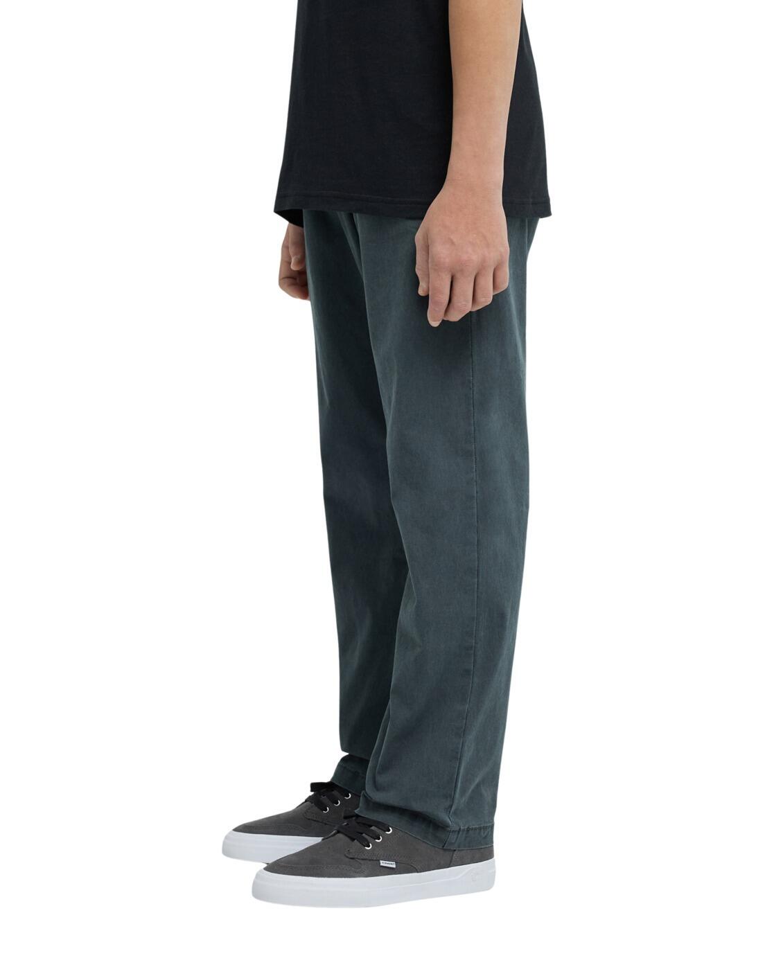 Pantalón recto TAXER Negro Niño 3/4