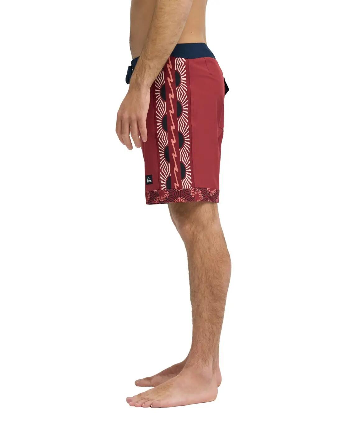 Boardshort SURFSILK NOMAD 18" Rojo Hombre 4/4