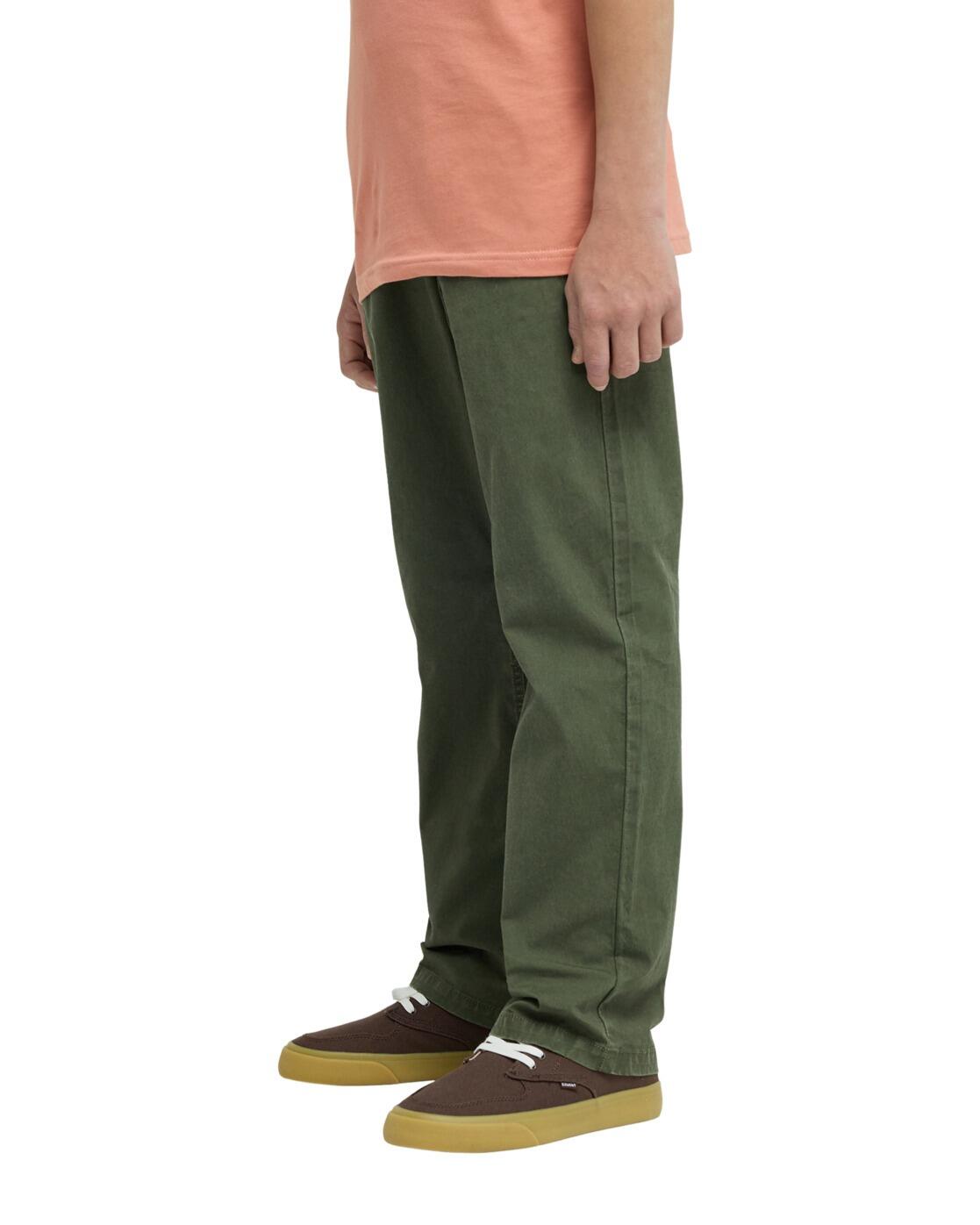Pantalon coupe droite TAXER Vert Garçon 3/4