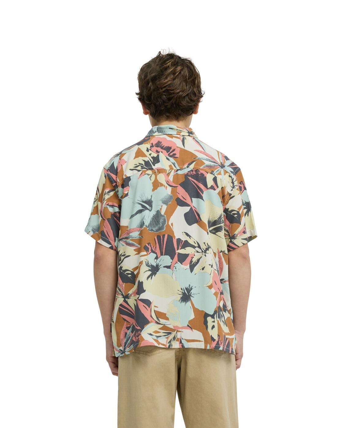 Camisa de Manga Corta SAFE PARADISE Beige Niño 2/4