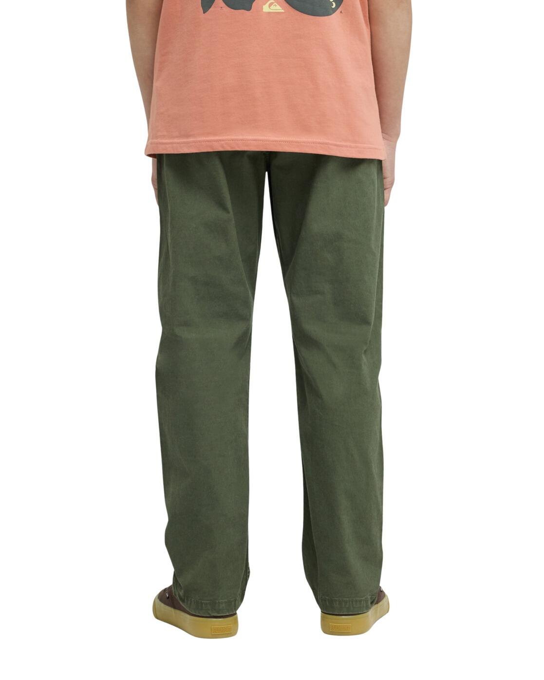 Pantalon coupe droite TAXER Vert Garçon 2/4