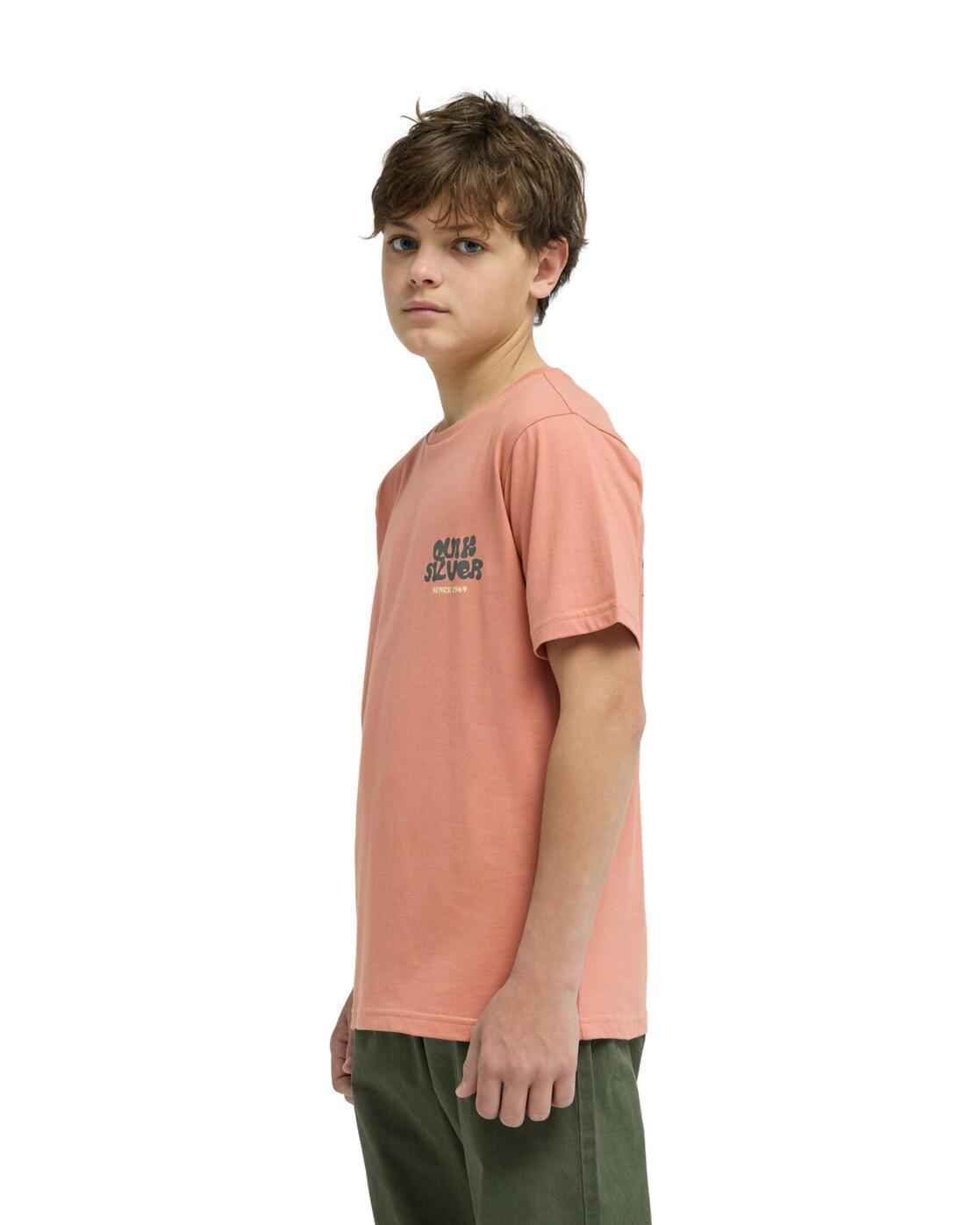 T-Shirt à manches courtes FRUITS TIDE Rose Garçon 3/4