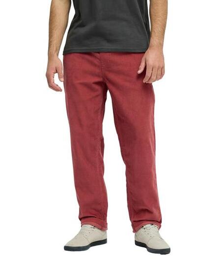 Pantalon TAXER REGULAR CORD Rouge Homme