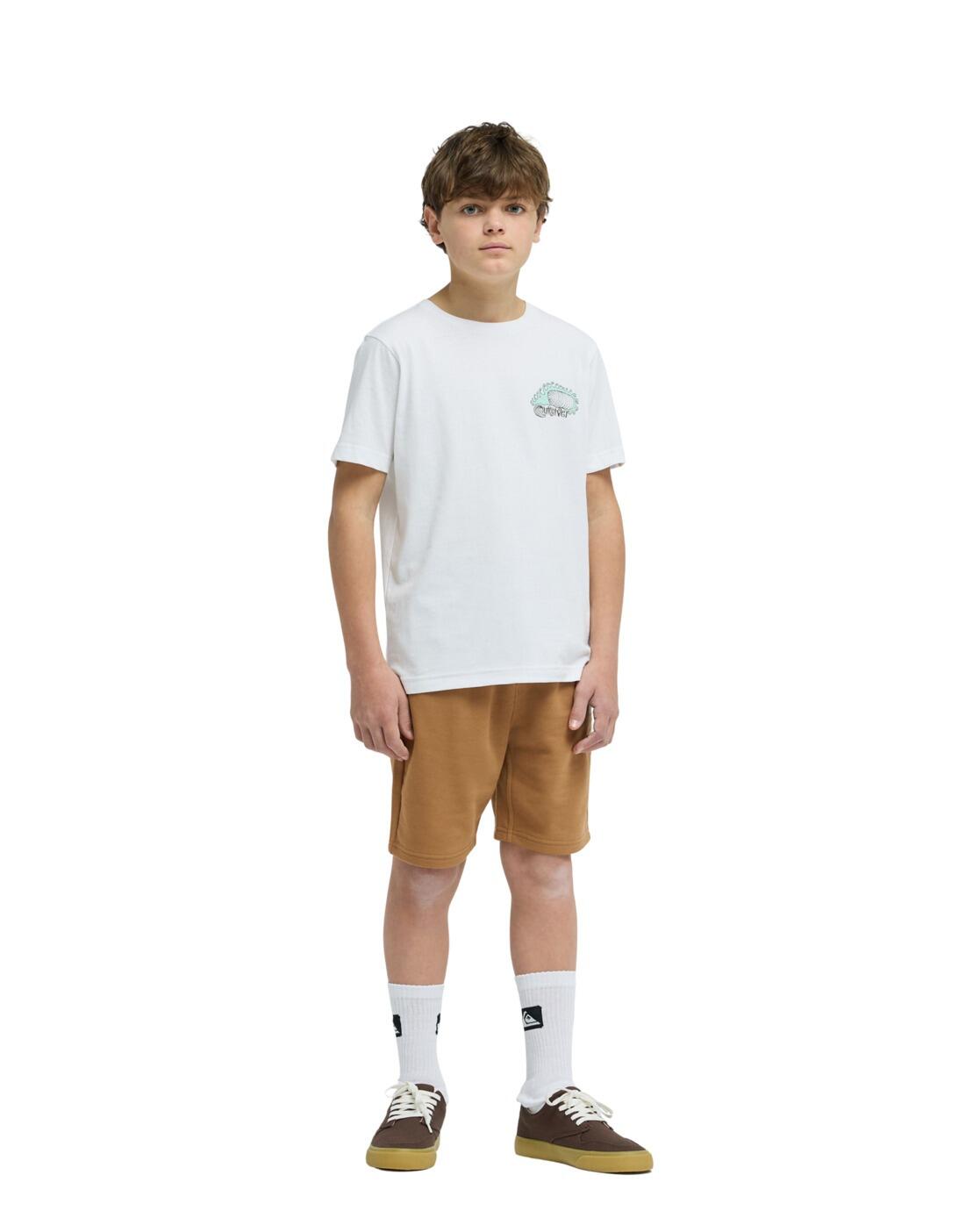 Camiseta de manga corta SKELETON RIDE Blanco Niño 4/4