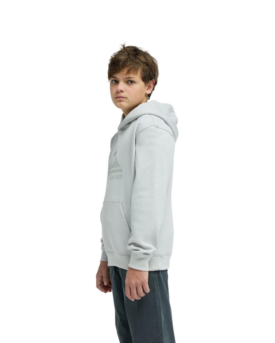 Sweat à capuche COMP LOGO Gris Garçon 3/4