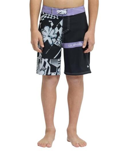 Boardshort SURFSILK STRAIGHT 17" Noir Garçon