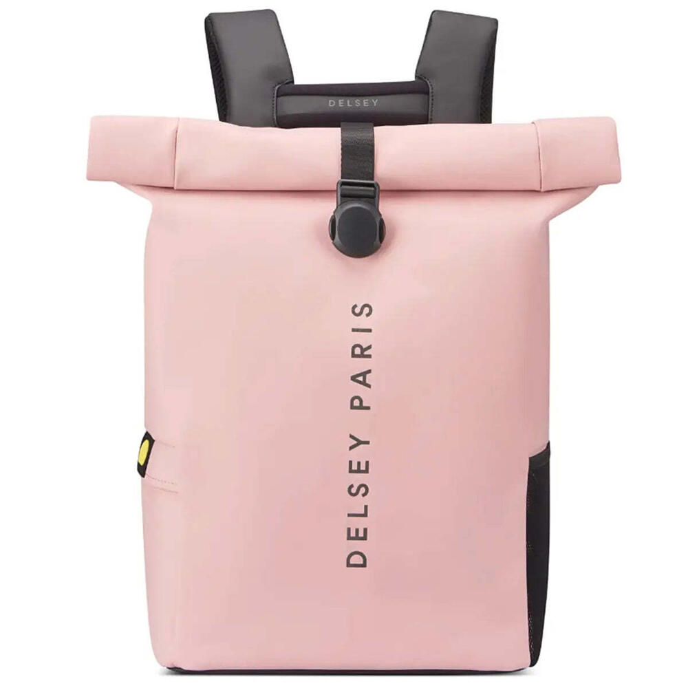Delsey Turenne Soft Rolltop RFID 15" Laptop Backpack Peony