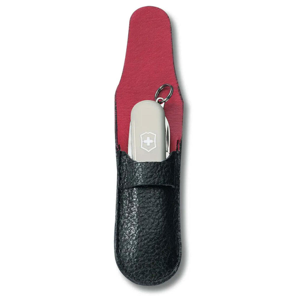 Victorinox Black Leather Case for Classic Swiss Army Knife