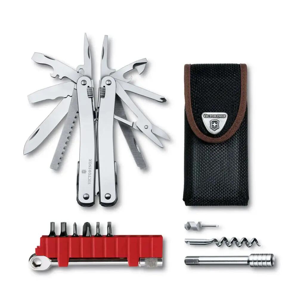 Victorinox Swiss Tool Spirit X (plus Ratchet Wrench Kit and Nylon Pouch) Swiss A