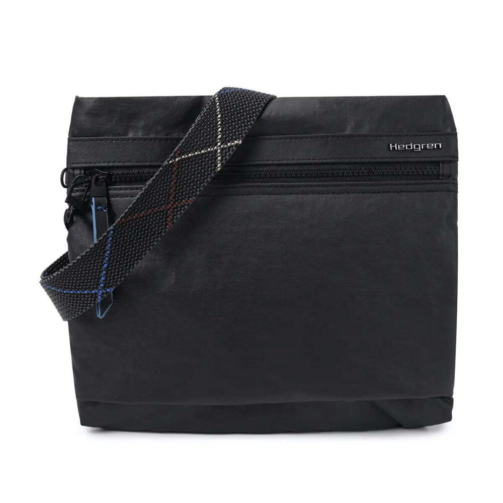 Hedgren Faith Crossover Shoulder Bag with RFID Pocket - Creased Black