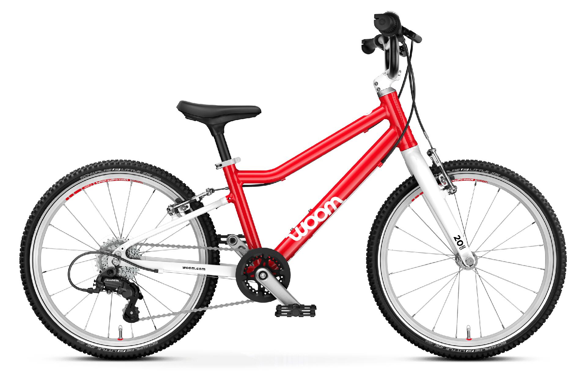 Bicicleta copii Woom 4 Go cu roti 20" rosu Woom Red