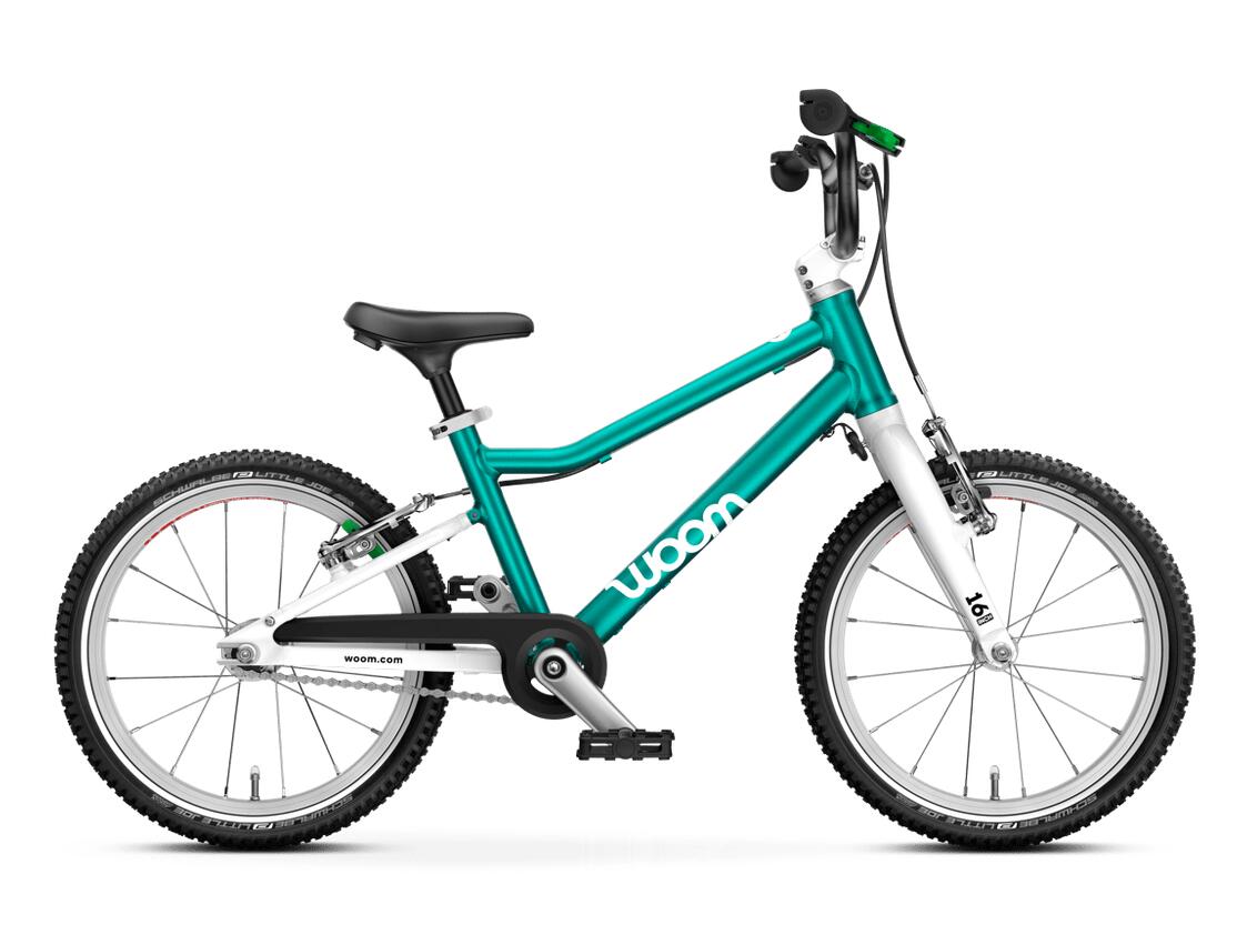 Rower dziecięcy woom GO 3 metallic turquoise