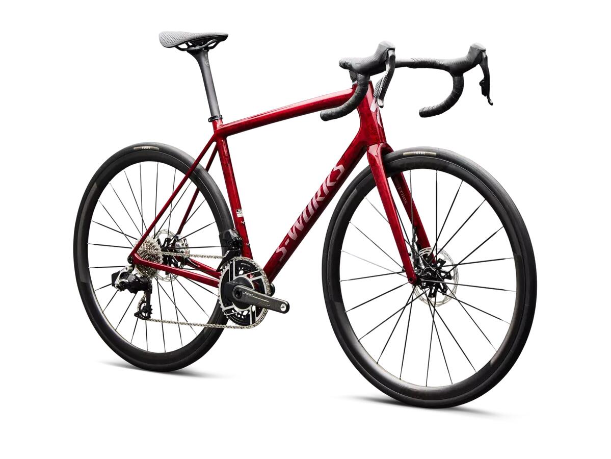 Specialized Aethos 2 SW AXS SNDSTNMET/REDTNT/SILPRL 54 2/3