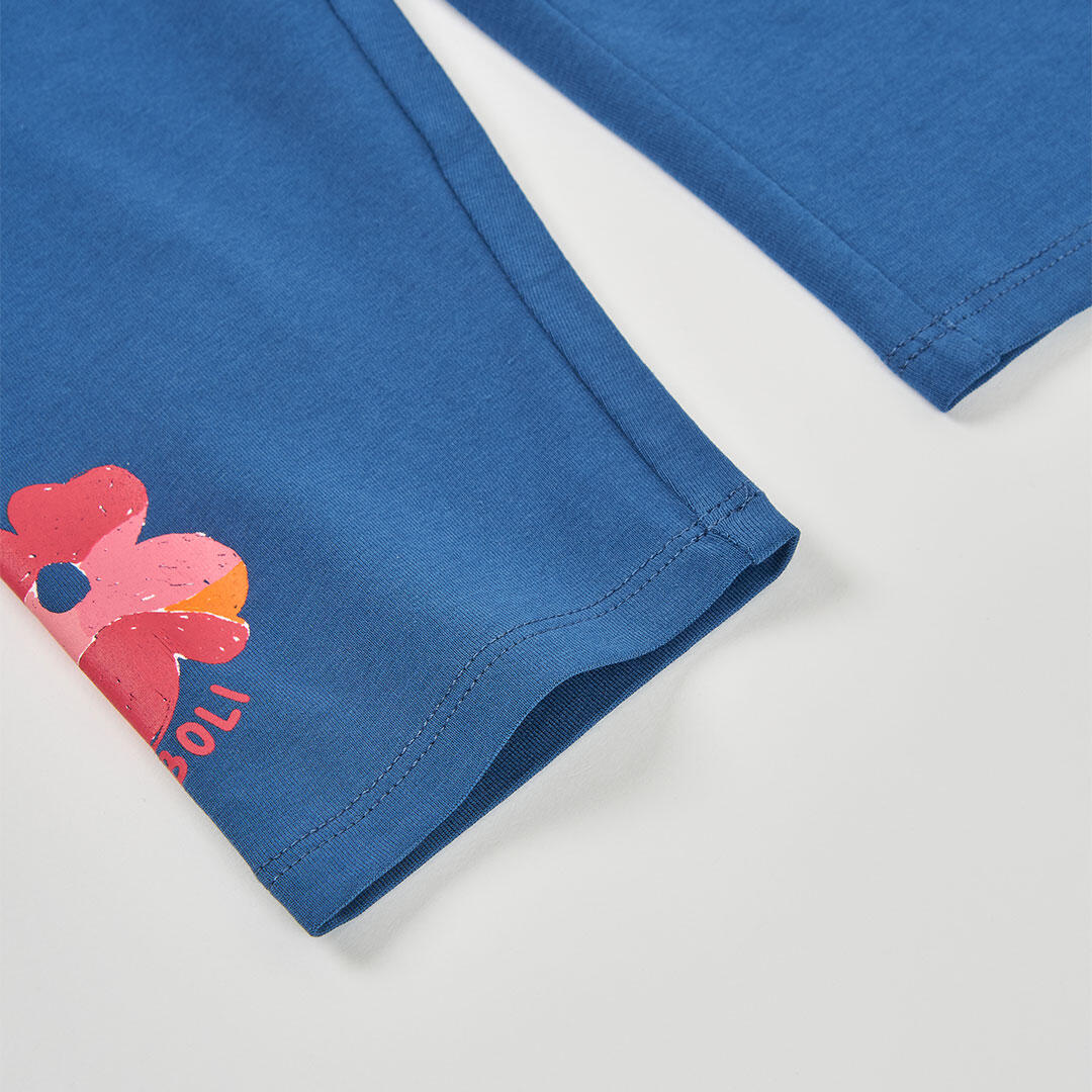 Leggings de verano de gimnasia bebé niña boboli azul 4/4