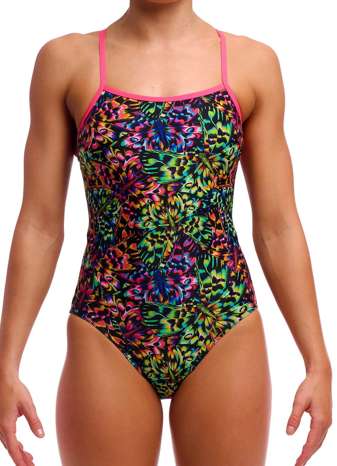 Strój do pływania menstruacyjny FUNKITA Flying Fiesta Swim Secure Single Strap