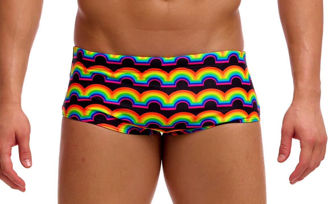 Strój do pływania Funky Trunks Rainbowie - sidewinder