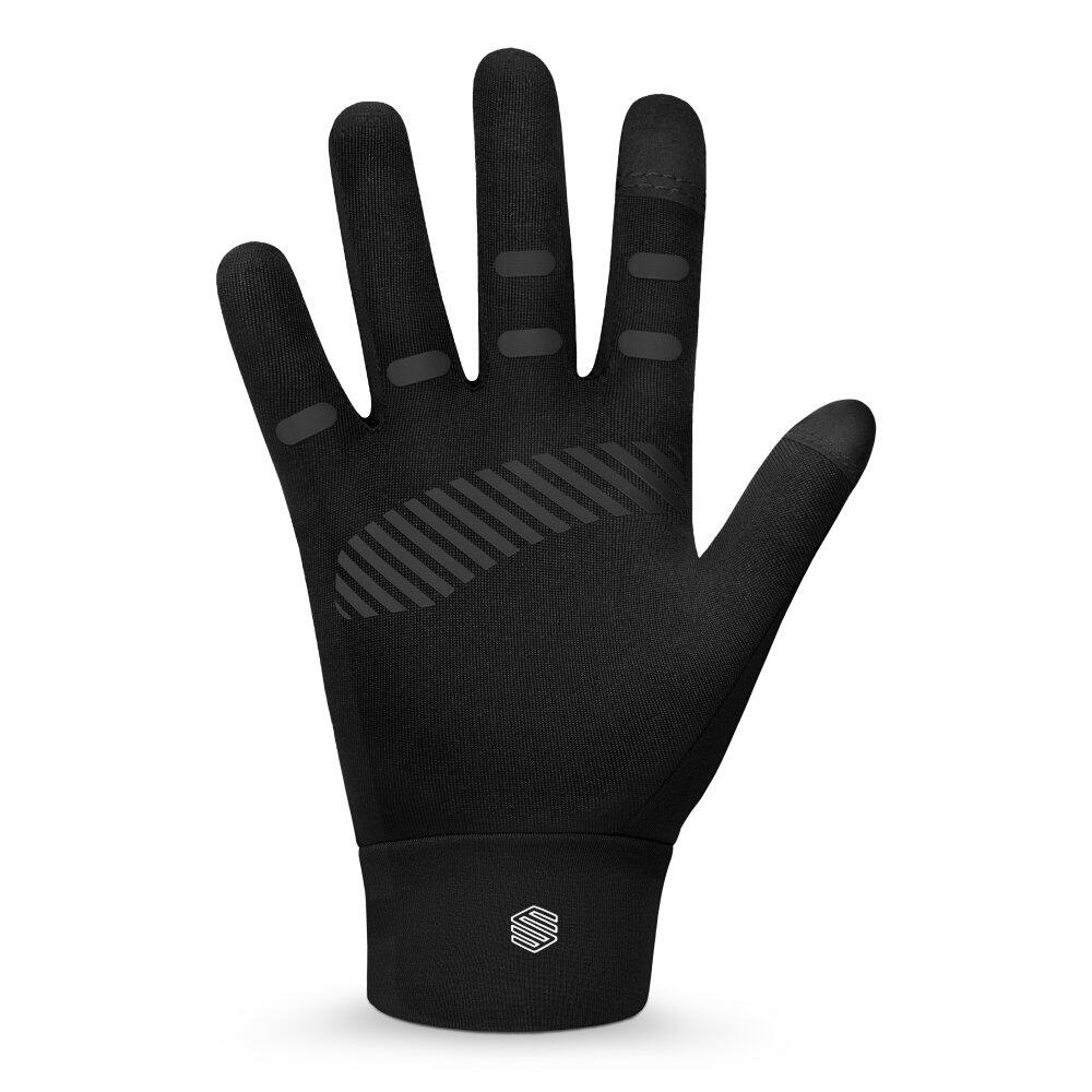 Gants vélo mi-saison enfant Cyclisme Enfants K-Core Barspin Black Noir 3/6
