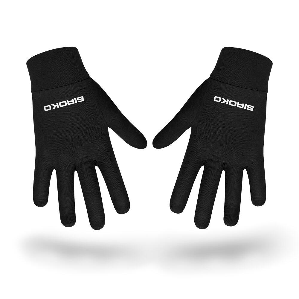 Gants vélo mi-saison enfant Cyclisme Enfants K-Core Barspin Black Noir 4/6