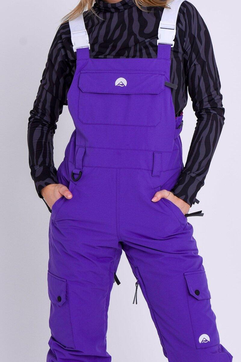 Femme Ski & Snowboard Salopette Imperméable Yeh Girl Violet 4/7
