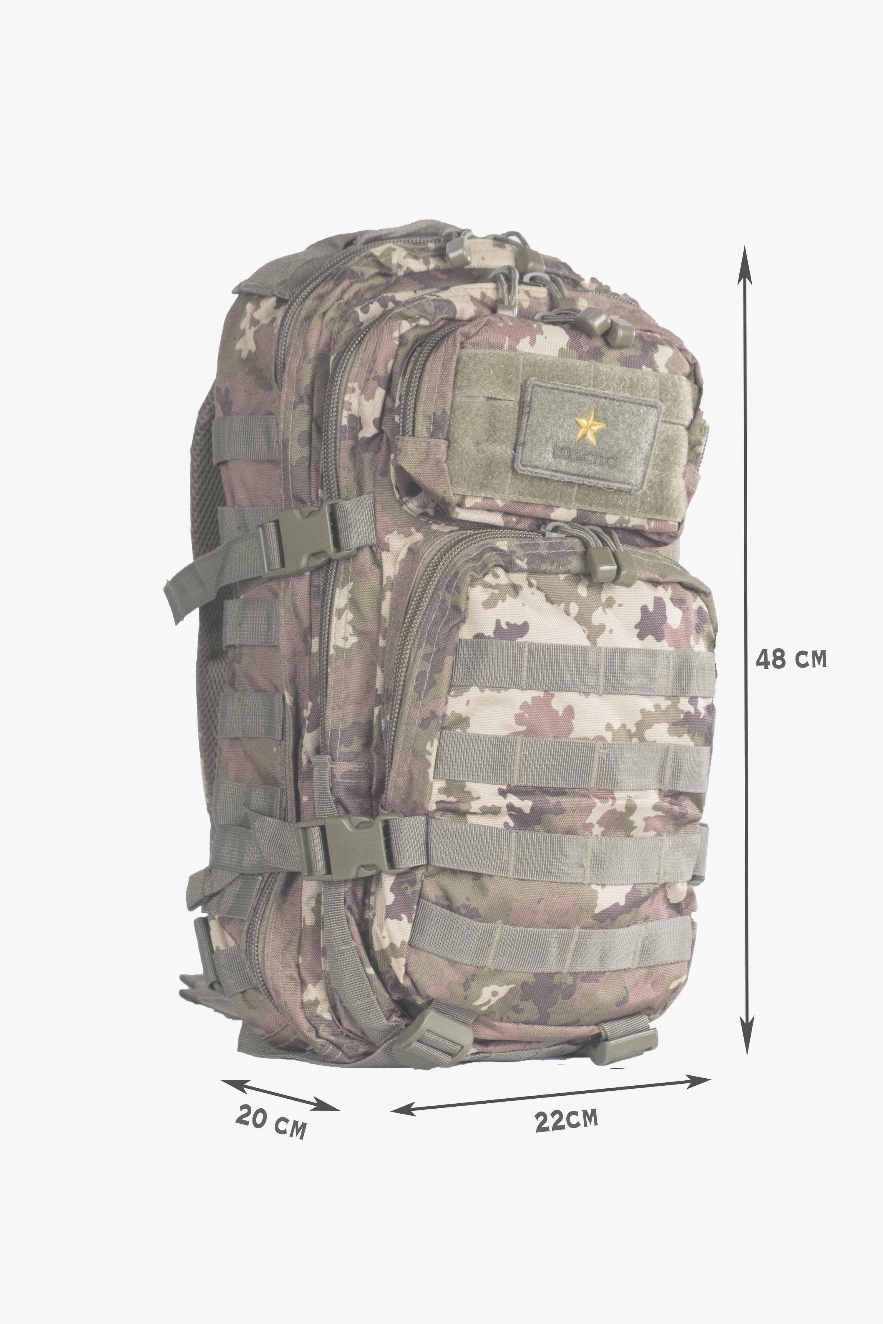 Zaino Esercito AAG320 da trekking camouflage vegetato 20 litri 4/5