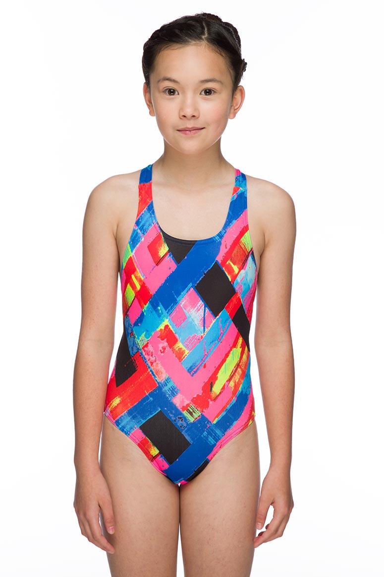 Costume Maru Girls Woven Pacer Rave Back - Taglia UK 24 / EU 34 5/5