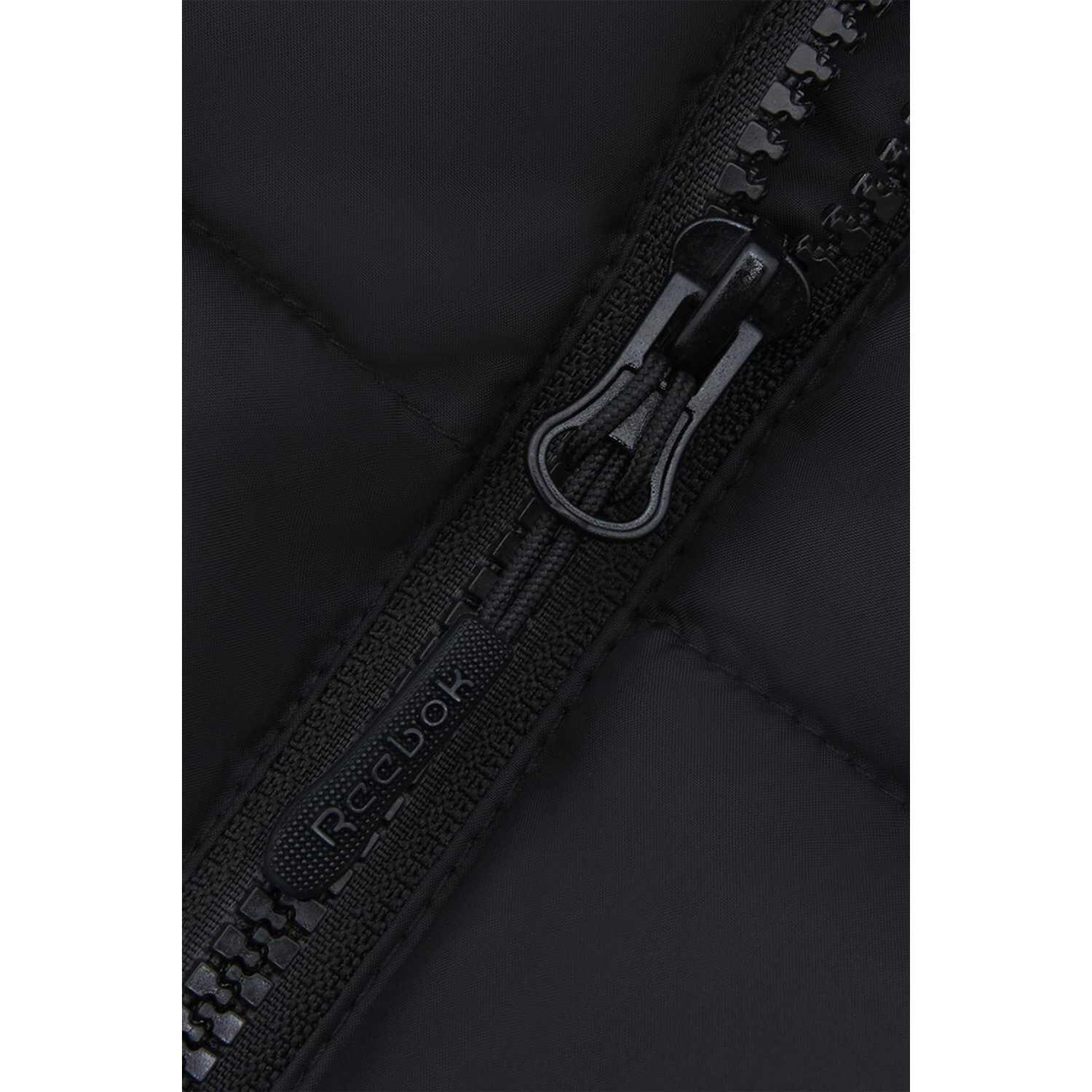 Womens/Ladies Sherpa Reversible Puffer Jacket (Black) 3/3