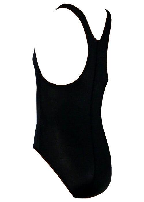 Mosconi dames badpak bedrukt zwart/blauw maat UK 22 3/4