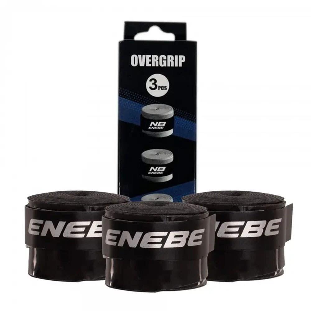 BLISTER 3 ENEBE SMOOTH BLACK OVERGRIPS 1/5