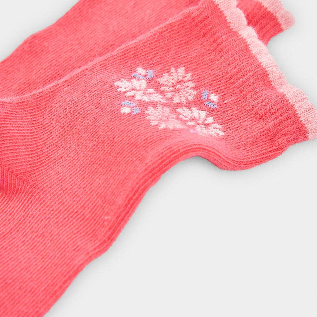Calcetines de verano de tenis kids niña boboli blanco 3/4