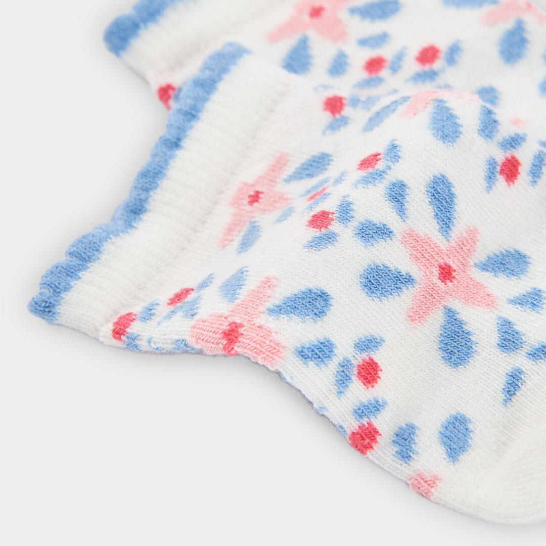 Calcetines de verano de tenis kids niña boboli blanco 2/4