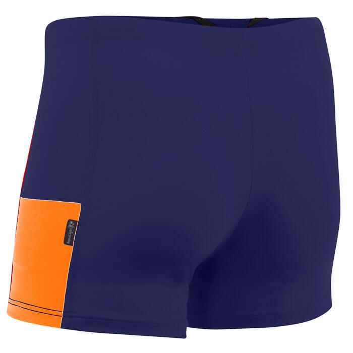 Short de bain Aqua Sphere Noah garçon bleu marine/orange 4 ans 3/4