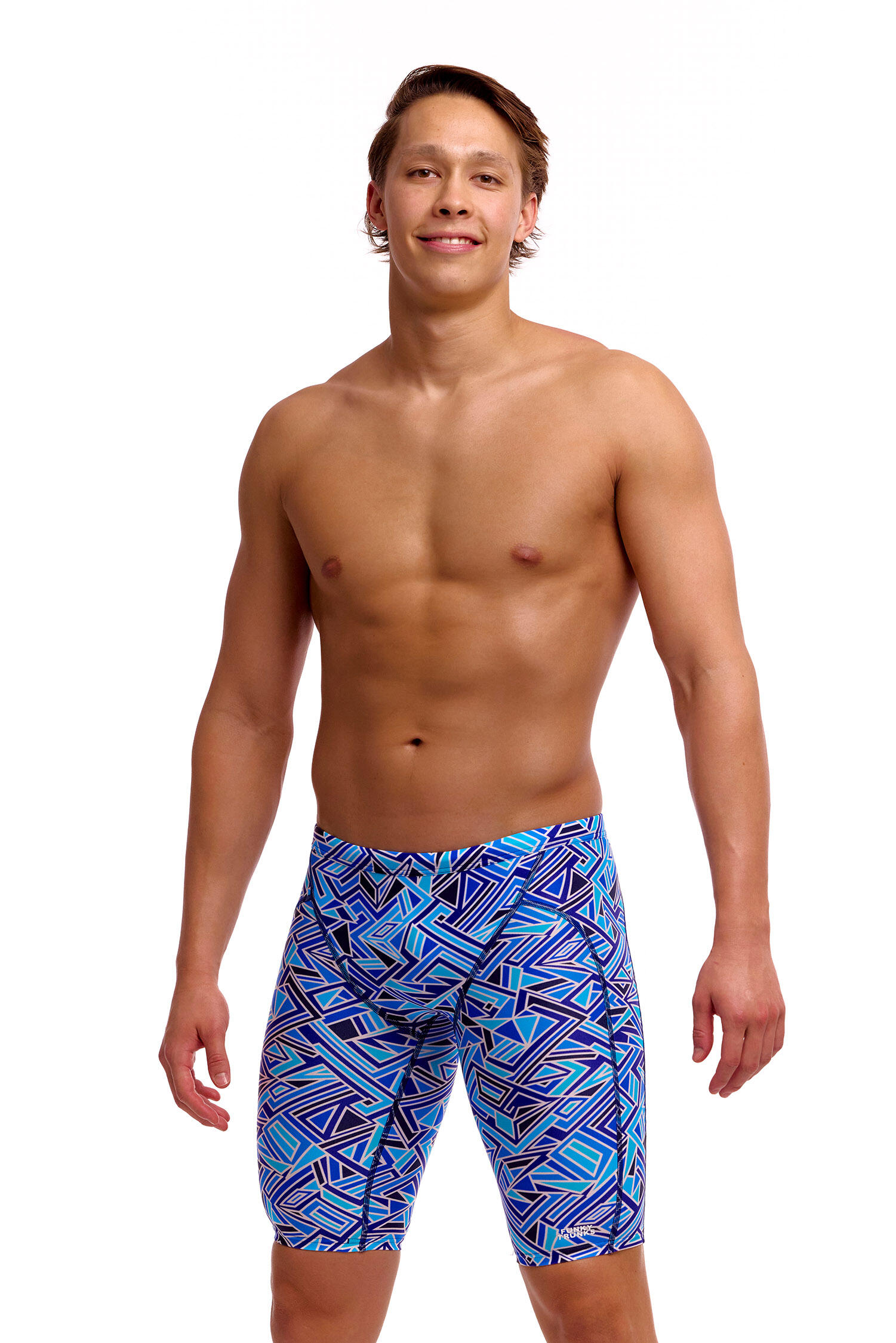 Spodenki do pływania Jammery Funky Trunks Blue Bits 7/7