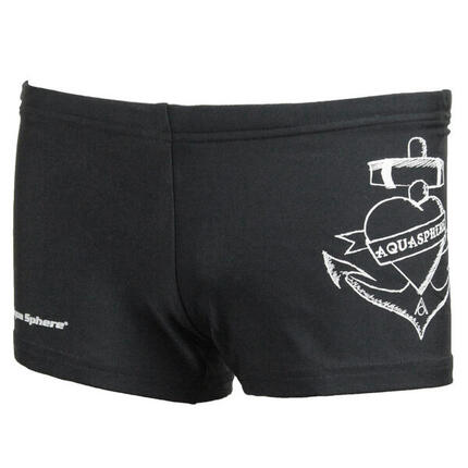 Short de bain Aqua Sphere Griffin garçon noir/blanc 10 ans