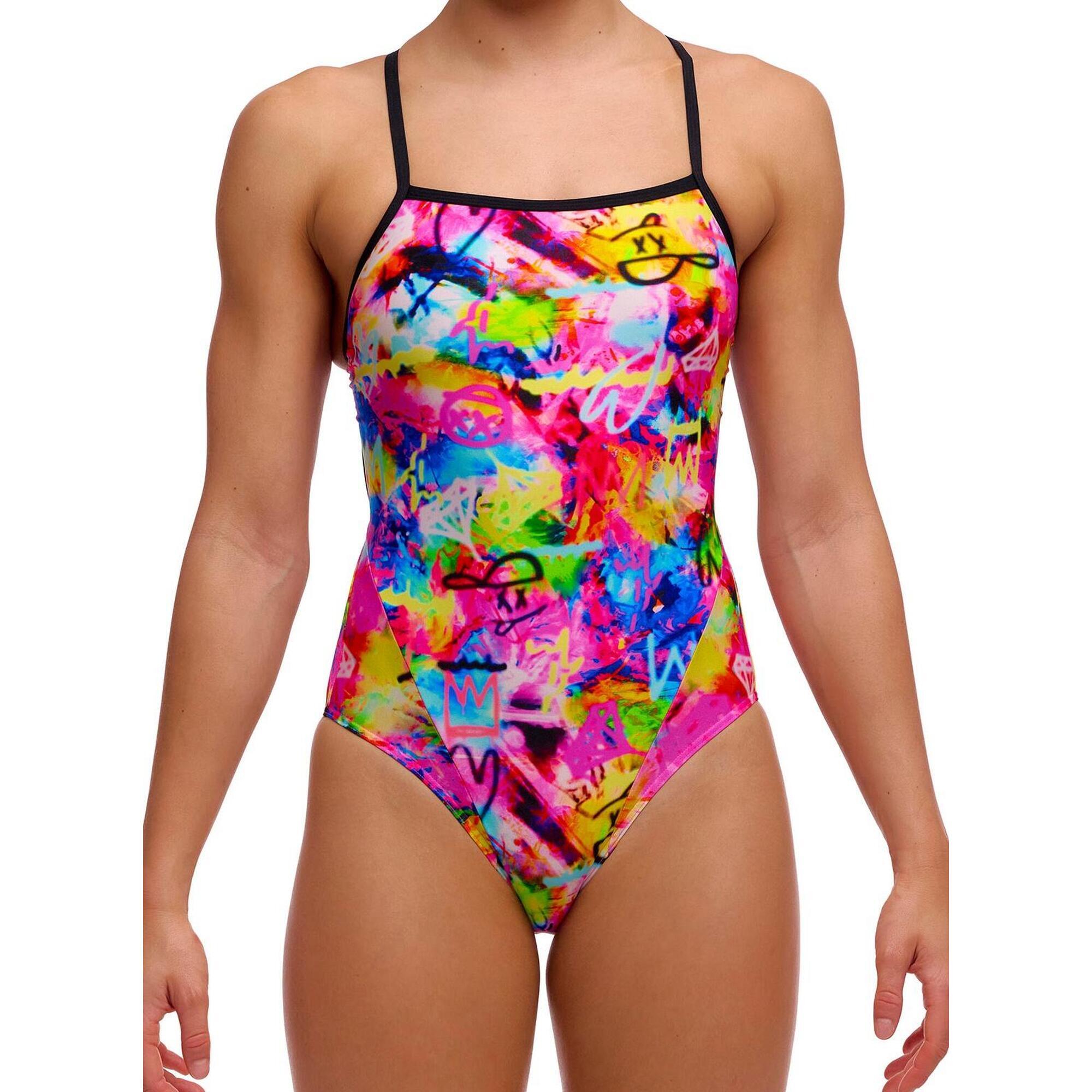Strój do pływania FUNKITA Tag Her - Single Strap