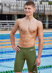 AMANZI Memphis Jammers homme - Vert olive, taille UK 32 / EU 42