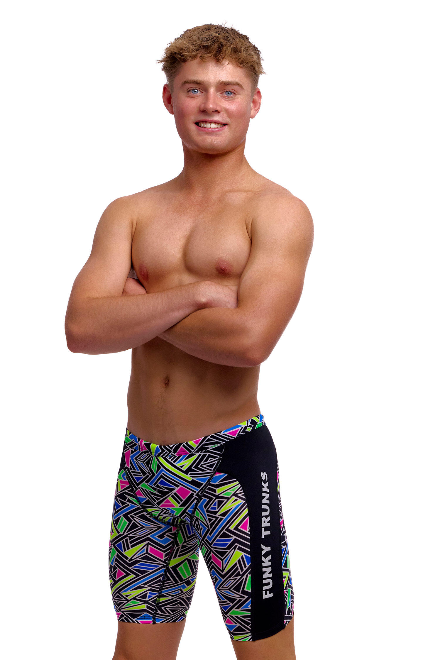 Spodenki FUNKY TRUNKS Bits of Peace - jammery chłopięce 7/7
