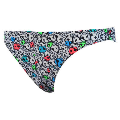 Arena real brief bikinibroek dames - wit/multikleur - xs