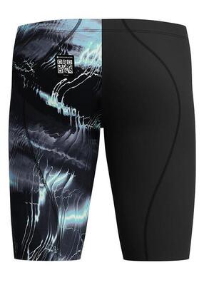 Speedo fastskin junior lzr ignite jammer - zwart/multicolor - 7-8 jaar