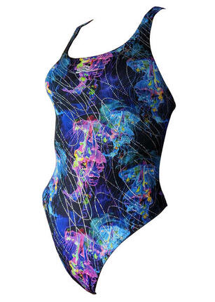 Maillot fille Aquarapid Octopus Foiled Taille 28