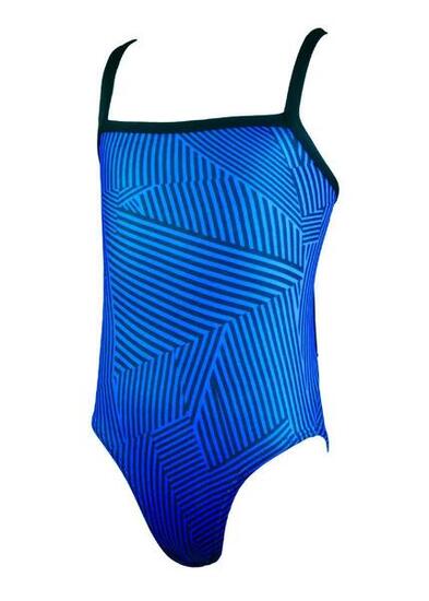 Maillot FINIS Maze Bladeback fille - Bleu - UK 22