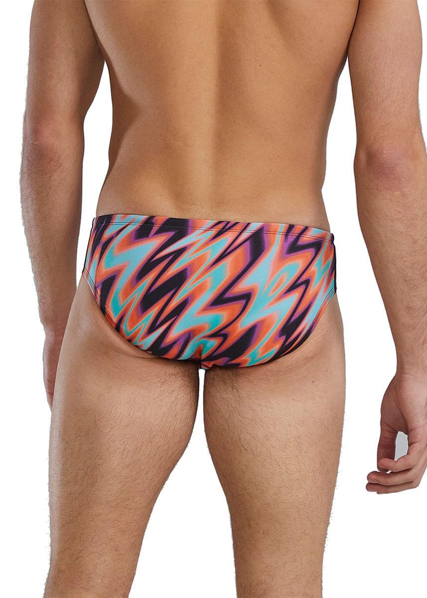TYR Durafast Elite Disarray zwemmerslip maat 30 oranje/multicolor 3/5
