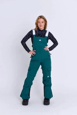 Yeh girl bib pant - forest green