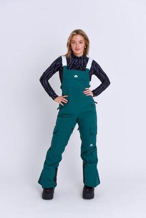 Femme Ski & Snowboard Salopette Imperméable Yeh Girl Vert Forêt