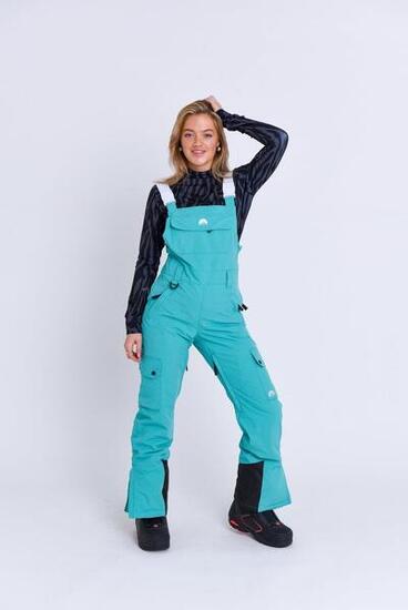 Femme Ski & Snowboard Salopette Imperméable Yeh Girl Aqua