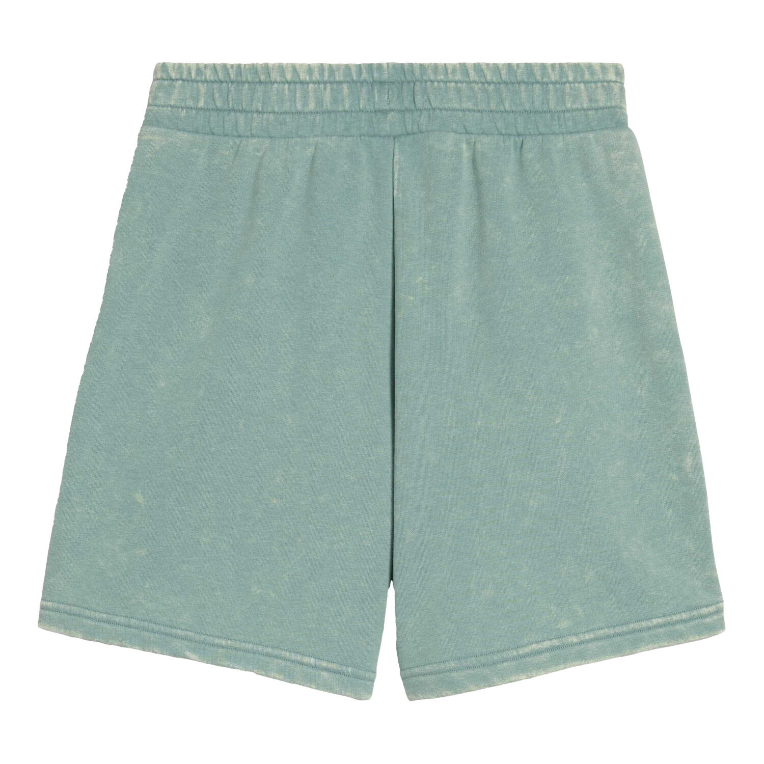 Heren Gewassen Shorts (Groen) 2/2