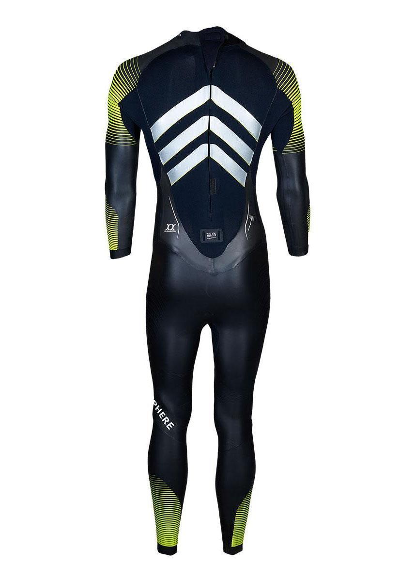 Combinaison Aqua Sphere Exocet Ultra homme XS Bleu clair/Vert électrique 3/5